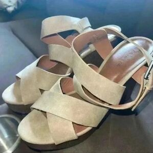 Sandals and wedge heels